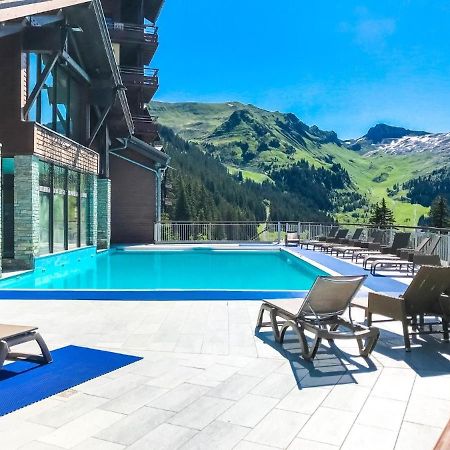 Appartement Premium à Flaine, altitude 1740 m, 8 à 10 personnes, au pied des pistes, piscine, jacuzzi, sauna, hammam et salle de sport Exterior foto