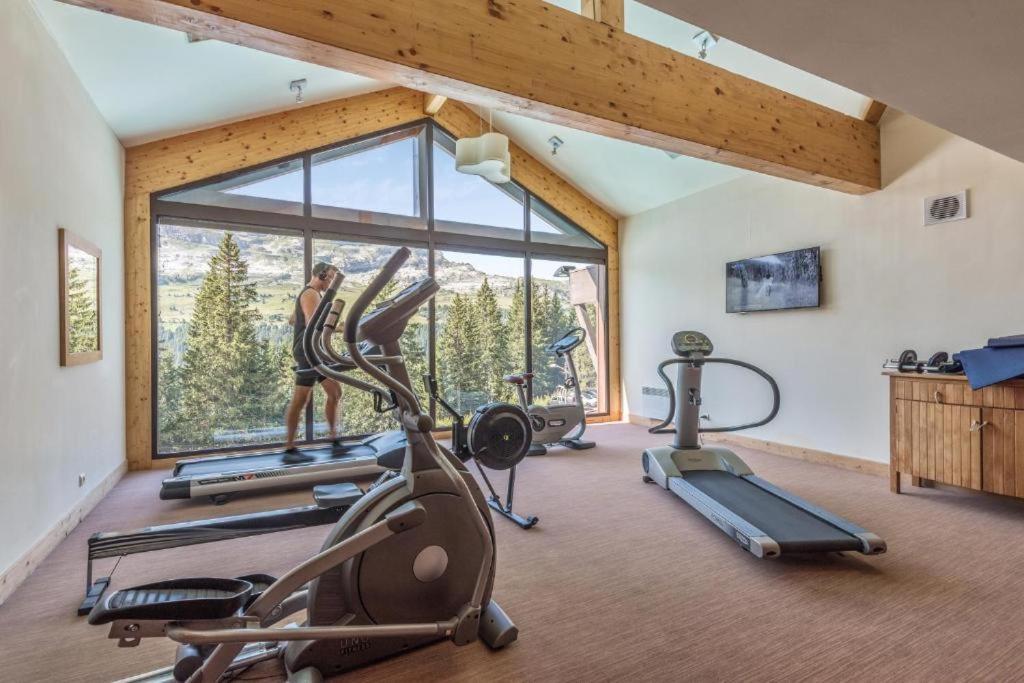 Appartement Premium à Flaine, altitude 1740 m, 8 à 10 personnes, au pied des pistes, piscine, jacuzzi, sauna, hammam et salle de sport Exterior foto