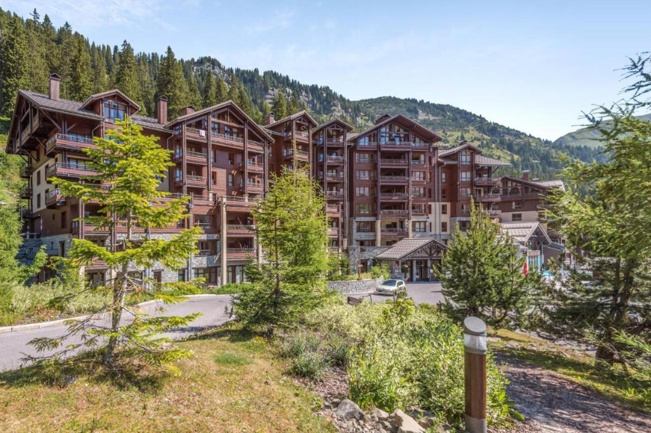 Appartement Premium à Flaine, altitude 1740 m, 8 à 10 personnes, au pied des pistes, piscine, jacuzzi, sauna, hammam et salle de sport Exterior foto