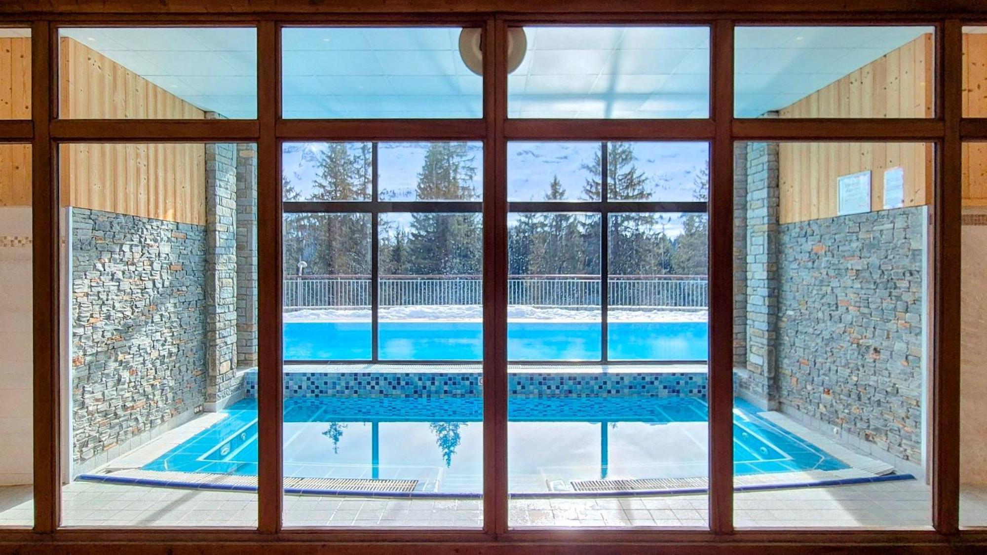 Appartement Premium à Flaine, altitude 1740 m, 8 à 10 personnes, au pied des pistes, piscine, jacuzzi, sauna, hammam et salle de sport Exterior foto