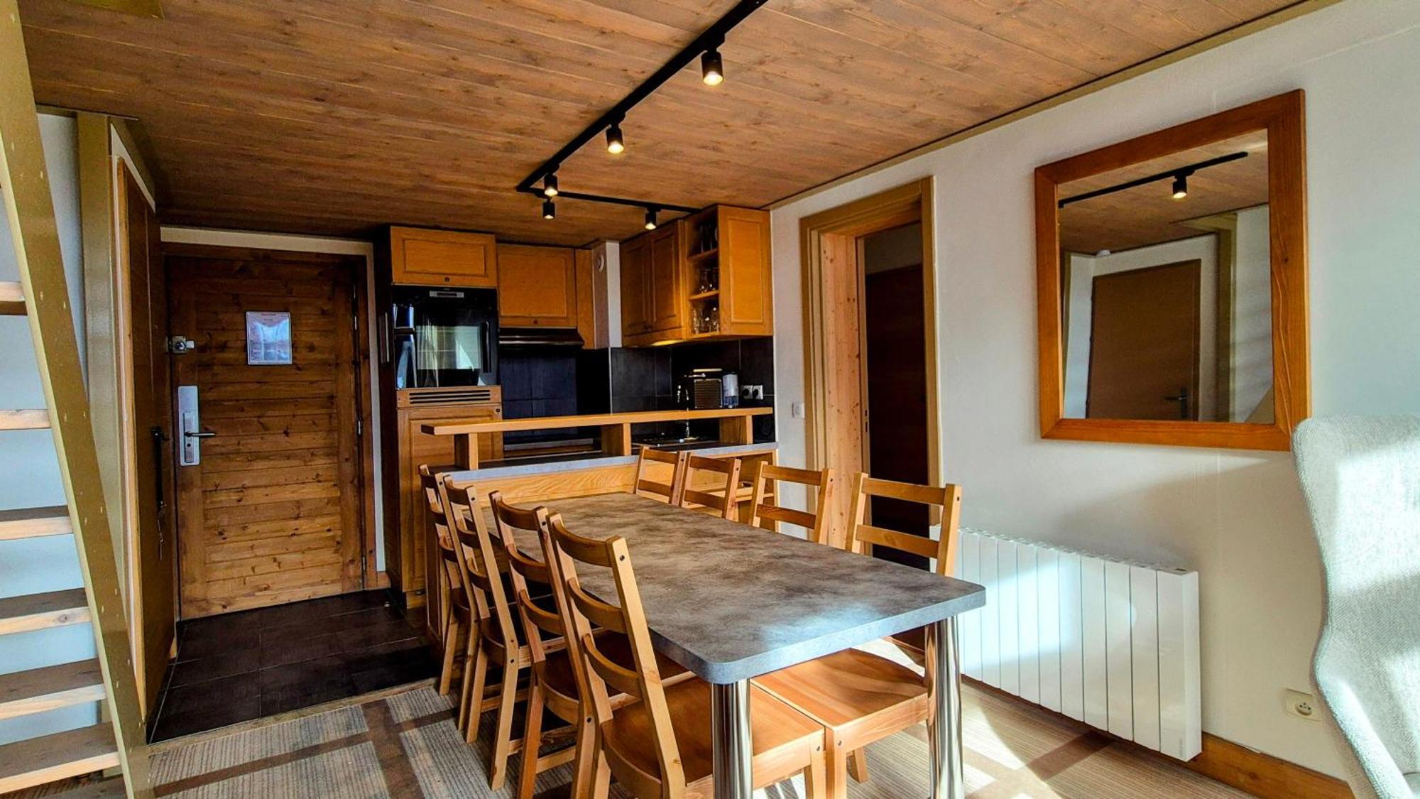Appartement Premium à Flaine, altitude 1740 m, 8 à 10 personnes, au pied des pistes, piscine, jacuzzi, sauna, hammam et salle de sport Exterior foto