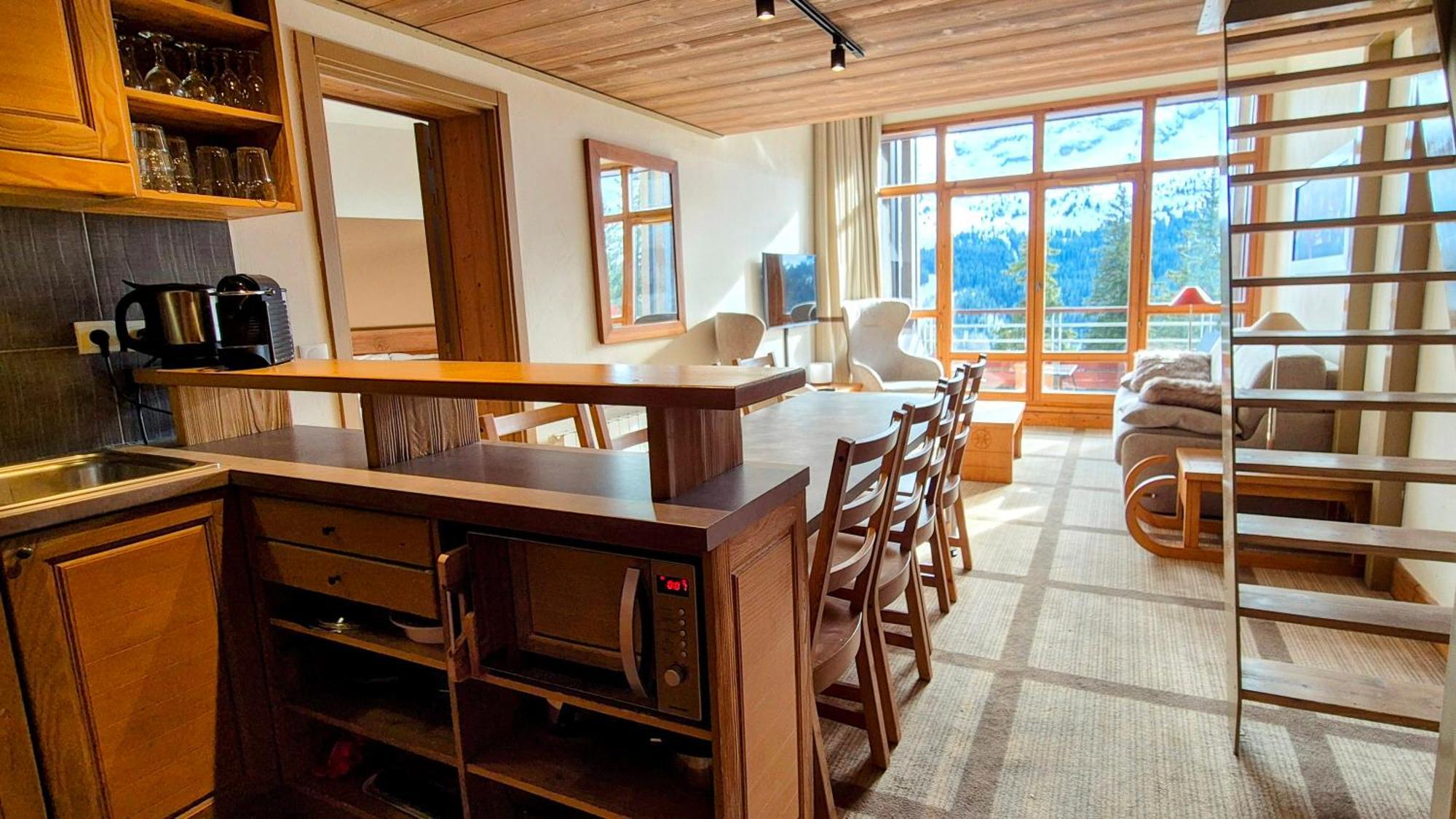 Appartement Premium à Flaine, altitude 1740 m, 8 à 10 personnes, au pied des pistes, piscine, jacuzzi, sauna, hammam et salle de sport Exterior foto